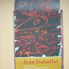 JEAN DUBUFFET - AFIS EXPOZITIE RETROSPECTIVA - 1985