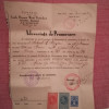 DOCUMENT VECHI ADEVERINTA ABSOLVIRE SCOALA ISRAELITA, Romania 1900 - 1950, Documente