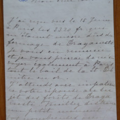Scrisoare olografa a printesei Maria Sturdza , de origine romana ,Sorento ,1906