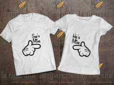 Tricou HE&amp;#039;s and SHE&amp;#039;s MINE foto