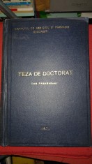 Teza de doctorat al Prof. dr. Dan Fagarasanu - 1971 foto