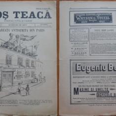Ziarul Mos Teaca , jurnal tivil si cazon , nr. 231 , 1899