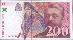 Bancnota Franta 200 Franci 1997 - P159b UNC foto