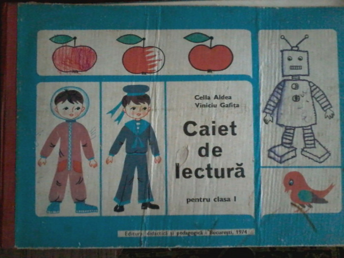 Cella Aldea, Viniciu Gafita-Caiet de lectura pentru clasa I