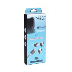 Cablu Magnetic 3in1 (MicroUSB, Lightning si Tip C) Fast Charging foto