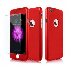 Husa Apple iPhone 6/6S, FullBody Elegance Luxury iPaky Red , acoperire completa