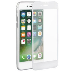 Folie de sticla Apple iPhone 6/6S, Elegance Luxury margini colorate White