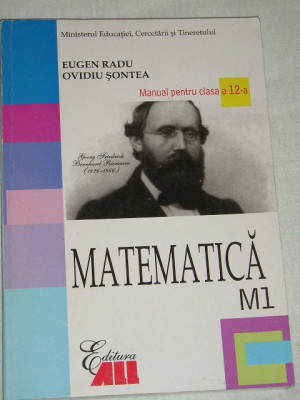 myh 34s - Manual matematica - clasa 12 - ed 2007 - piesa de colectie! foto