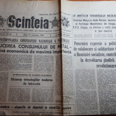 ziarul scanteia 10 noiembrie 1987-articol si foto despre orasul piatra neamt