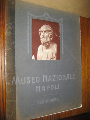 Muzeul National Napoli- Sculpturi romane-Album de Arta vechi. foto