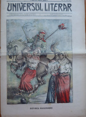 Ziarul Universul Literar , nr. 21 , 1912 , Rapirea Basarabiei , cromolitografie foto