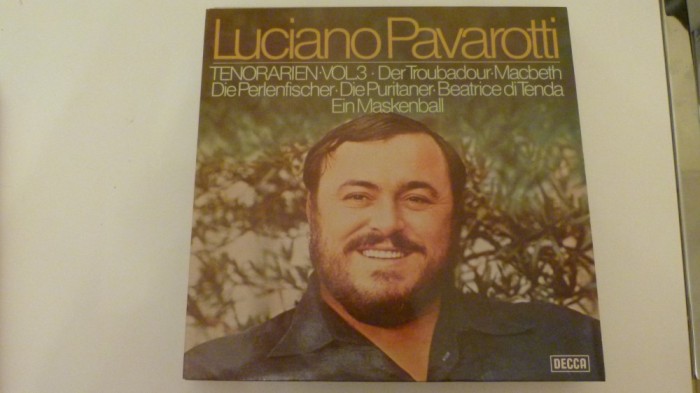 pavarotti -der troubadour, macbeth, beatrice da tenda etc. - vinyl