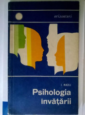 I. Radu - Psihologia invatarii foto