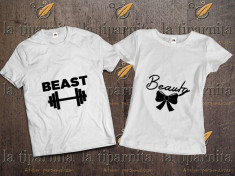 Tricou BEAST and BEAUTY foto