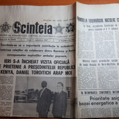 ziarul scanteia 11 septembrie 1987-vizita lui ceausescu la tancabesti,mogosoaia
