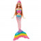 Papusa Barbie Sirena cu Lumini in Regatul Curcubeelor + Tutu Fetite CADOU