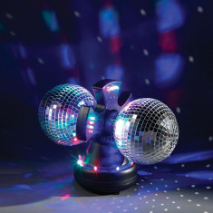 Lampa Disco 3D, 32 LED-uri multicolore cu oglinzi foto