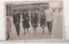 Bnk foto - Bucuresti - Calea Victoriei - actrita Mary Theodorescu - anii 40, Alb-Negru, Romania 1900 - 1950, Cladiri