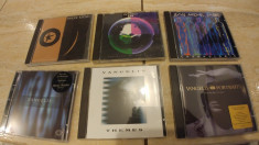 Vangelis, Jarre, Kitaro pachet 8 cd originale Vand si separat, vezi descrierea foto