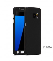 Husa FullBody Elegance Luxury Black pentru Samsung Galaxy J5 2016 acoperire 360... foto