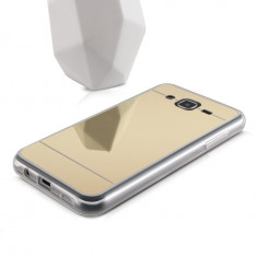 Husa Samsung Galaxy J5 2016, Elegance Luxury tip oglinda Gold foto