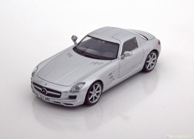 Macheta Mercedes-Benz SLS AMG 2010- DeAgostini Automobile de Vis 1/43 foto