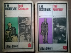 F. M. Dostoievski - Fratii Karamazov {2 volume} {u} foto