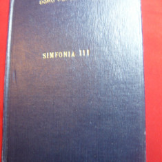 Doru Popovici - Simfonia IIIa- Bizantina 1954-1967- fotografii manuscris ,38 pag