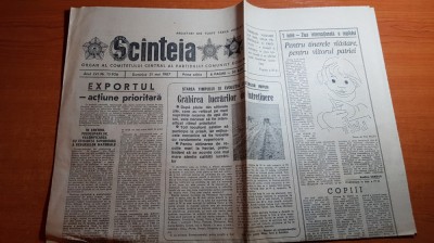 ziarul scanteia 31 mai 1987-ziua internationala a copilului foto