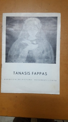 Tanasis Fappas, Expoziție de pictură, București 1978 foto