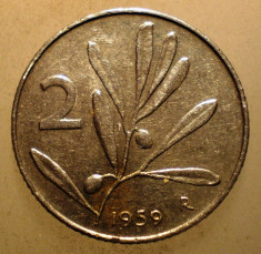 1.141 ITALIA 2 LIRE 1959 ALBINA foto