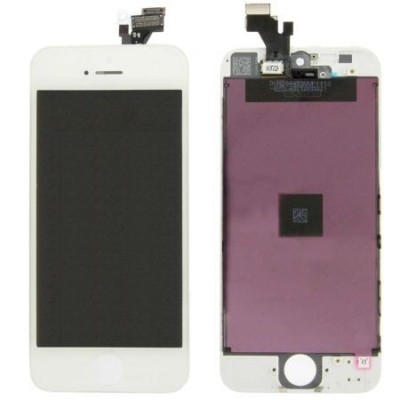 Display LCD compatibil Iphone 5, Alb foto