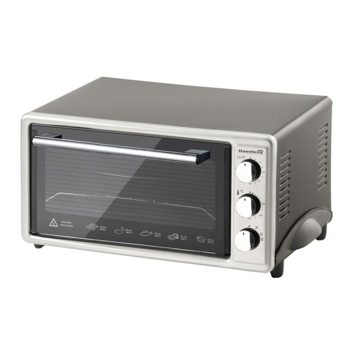 Cuptor electric Hausberg, 1800 W, capacitate 48 l, timer, alarma Cuptor electric Hausberg, 1800 W, capacitate 48 l, timer, alarma