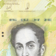 Bancnota Venezuela 100.000 Bolivares 13 decembrie 2017 - P100b UNC