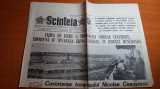 Ziarul scanteia 23 martie 1989 - vizita lui ceausescu in jud. hunedoara,lupeni