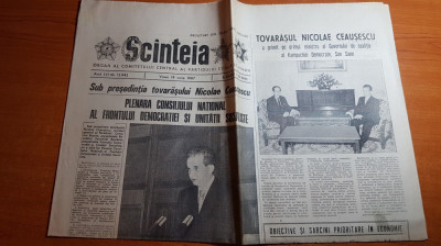 ziarul scanteia 19 iunie 1987-cuvantarea lui ceausescu la plenara foto