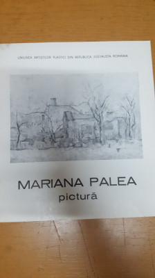 Mariana Palea, Pictură, Catalog, Aprilie 1989 foto