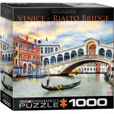 Puzzle 1000 piese Venice Rialto Bridge foto