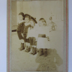 Fotografie pe carton 125 x 95 mm aproximativ 1900