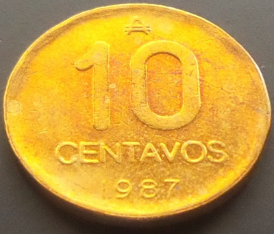 Moneda 10 CENTAVOS - ARGENTINA, anul 1987 * cod 3492 foto