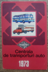 Calendar 1973// Reclama Centrala de Transporturi Auto foto