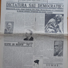 Ziarul Reporter , Dir. Cocea , nr. 41 / 1937 , scriu Mihail Sebastian , D. Trost