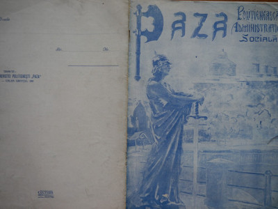 Revista Paza politieneasca , administrativa , sociala , nr. 11 ,1925 , deosebita foto