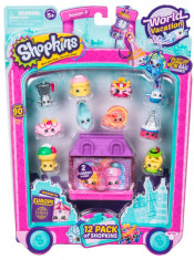 Shopkins, pachet 12 figurine, colectia Europa Purple foto