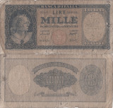 1959 (25 VIII), 1.000 lire (P-88c) - Italia