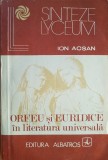 ORFEU SI EURIDICE IN LITERATURA UNIVERSALA - Ion Acsan