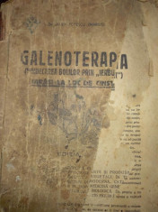 Galenoterapia, carte veche 1943 foto