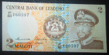 Lesotho : 2 maloti ND ( 1984 ) . UNC ( bancnota necirculata )
