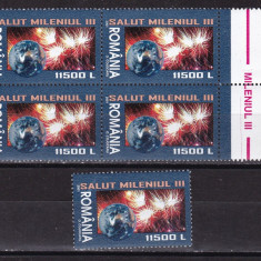 Romania 2001 mileniul 3 LP 1539 MNH w54