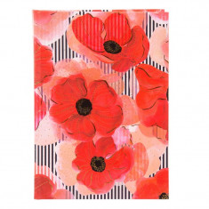 Agenda A5 embosata Poppy foto